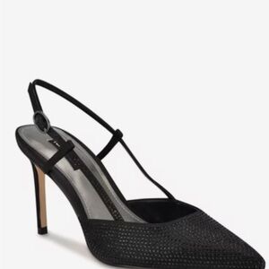 Nine West Rumer Pump - Black Slingback Heels